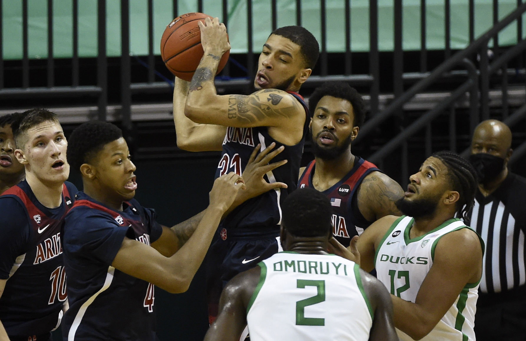 Arizona Oregon Basketball